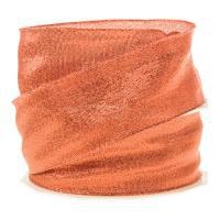 Лента декоративная на проволоке "Sacramento", 40 ммx20 м