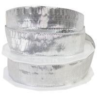 Лента декоративная на проволоке "Блестящая", 25 мм