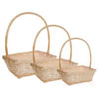 Набор корзин из ивы "Прямоугольные", 3 шт, XL 41 х 29 см
