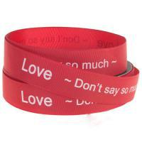 Лента тканная "Love", 25 ммх50 ярд