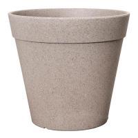 Кашпо Fibrics Bamboo Straight grey, D35xH31см