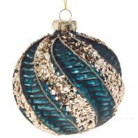 Елочная игрушка "Шар" (стекло), D10см