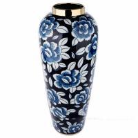 Ваза "Шинуазри Blue"(керамика), D17xH47 см