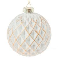 Елочная игрушка "Шар" (стекло), D10см