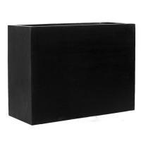 Кашпо Fiberstone Jort black