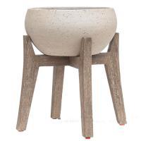 Кашпо Cement With Feet Cibey S Beige Washed, D40xH42см