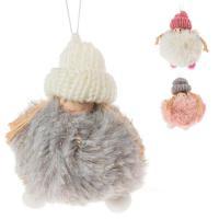 Елочная игрушка "Девочка" (ткань), 18,5см, в асс.