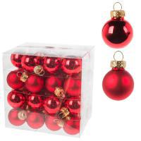 Набор шаров (стекло),2-2,5 см, 48 шт.