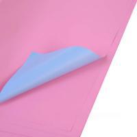 Набор двусторонней, двухцветной матовой пленки, 58х58 см, 63 mic, (20 шт)