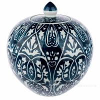 Ваза "Шинуазри Blue"(керамика), D27xH30 см