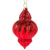 Елочная игрушка (стекло), D8хН14см