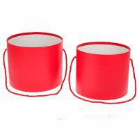 Набор коробок шляпных без крышки, D22xH18 см, D20xH17,5 см (2шт)