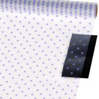 Пленка матовая "Фаворит Люкс Горох", 50 смх10 ярд, 60 mic