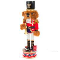 Фигура "Щелкунчик-медведь" (дерево), Н28см