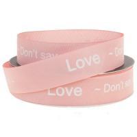 Лента тканная "Love", 25 ммх50 ярд