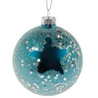 Елочная игрушка "Шар" (стекло), D8см