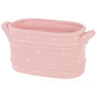 Кашпо "Горошек" (керамика), 19,5x8,5xH9,3 см