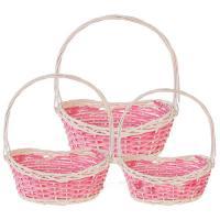 Набор корзин плетеных (ива), 50х35xH15/47см, 40х18хН13/43см, 32х21xH11/37см, (3 шт)