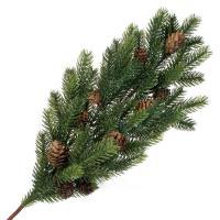 Ветка еловая искусственная (пластик), 70см