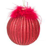 Елочная игрушка "Шар" (стекло), D10см