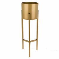 Подставка с кашпо для композиций (металл), 22x22xH75 см