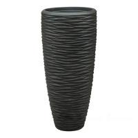 Кашпо Polystone Seaside Partner Smoke (with liner), D30хH70см