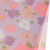 Набор крафт бумаги "Цветы", 52x58 см (20шт)