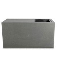 Кашпо конкрит Nobilis Marco "Sandy gray Polycube", 90х40хH47 см с тех.горшком