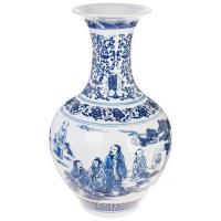 Ваза "Шинуазри Blue" (керамика), D17xH34 см