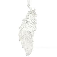 Елочная игрушка "Перо" (пластик), 4х13см