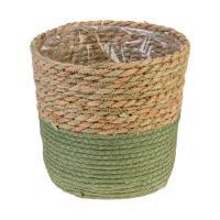 Кашпо плетеное (джут), D21xH21см