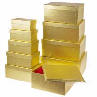 Набор коробок подарочных "Новогодняя" (картон), 16,5x28,2xH36,4 см, 7,7x10,2xH17,7 см (10шт)