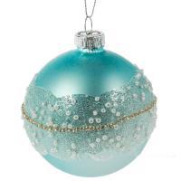 Елочная игрушка "Шар" (стекло), D8см