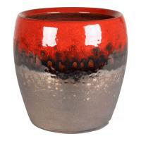 Кашпо Amora Couple Black Red, D21хH21см