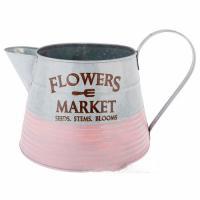 Кашпо "Кувшин" (металл), 12x11xH24 см