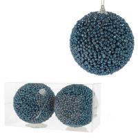 Набор елочных игрушек "Шар" (пена), D8см, 3шт.