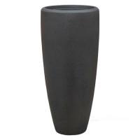 Кашпо Polystone Plain Partner smoke (with liner), D30хH70см
