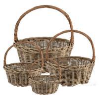 Набор корзин из ивы Подарочные, 4 шт, D 55/47/37/28 см