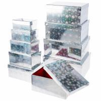 Набор коробок подарочных "Новогодняя" (картон), 16,5x28,2xH36,4 см, 7,7x10,2xH17,7 см (10шт)