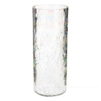 Ваза "Аттикус-1539 Кракле" (стекло), D12xH30 см