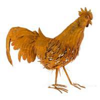 Фигура металлическая "Петух", 57,5 х 14 х 50 см