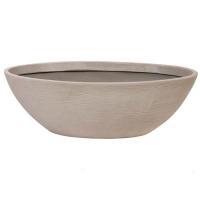 Кашпо файберстоун Nobilis Marco "Taupe sand Oval",68х34хH23 см