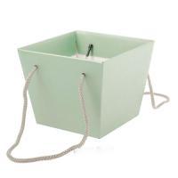 Набор коробок-кашпо "Трапеция" с ручкой, 11,8х15,4хH12,5 см (10 шт)