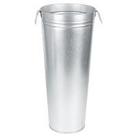 Вазон цинковый с ручками "Classic", 11 л, D 21.2хH 49 см