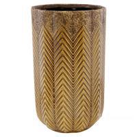 Кашпо Indoor Pottery Pot High Cecil Ochre (per 6 pcs.), D17хH28см