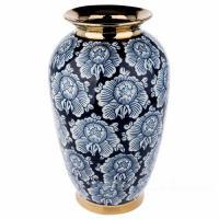 Ваза "Шинуазри Blue"(керамика), D20xH34 см