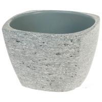 Кашпо "Квадрат" (керамика), D15xH10 см