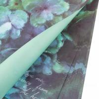 Набор бумаги крафт белый "Цветы" 110г/м2, 38х50 см (10шт)