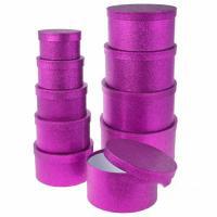 Набор коробок "Новогодняя", D28xH14 см, D13,4xH8 см (10шт)