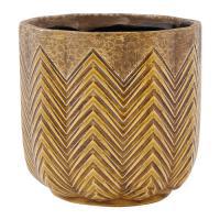 Кашпо Indoor Pottery Pot Cecil Ochre (per 6 pcs.), D14хH13см